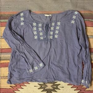 Purple Boho Blouse 🌸💜